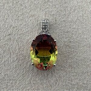 Sterling silver tourmaline Pendant